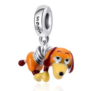 NWOT Slinky Dog Toy Story Charm Pendant Sterling Silver 925